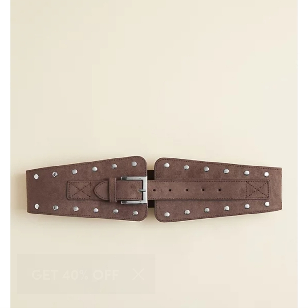 🆕️🍁🍂1X BROWN STUDDED BUCKLE WAIST BELT🍂🍁
